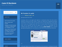 Tablet Screenshot of creatorididivertimento.com